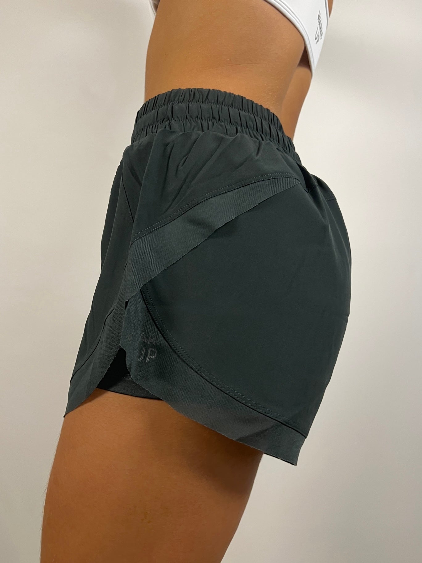 Army Green Flowy Shorts