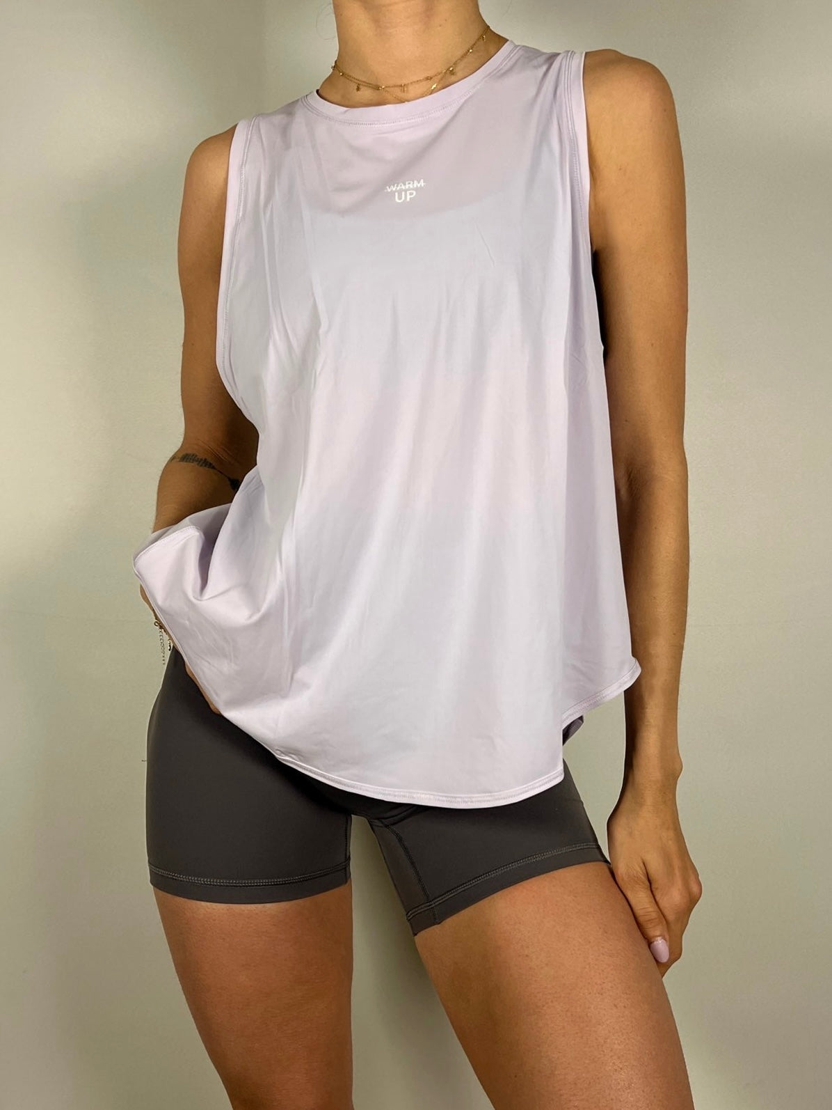 Light Pink loose fit Activelux Tank