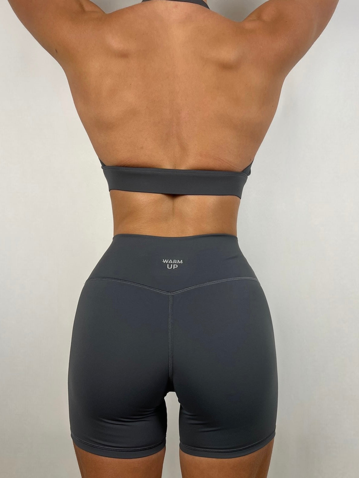 Charcoal Grey Halter bra