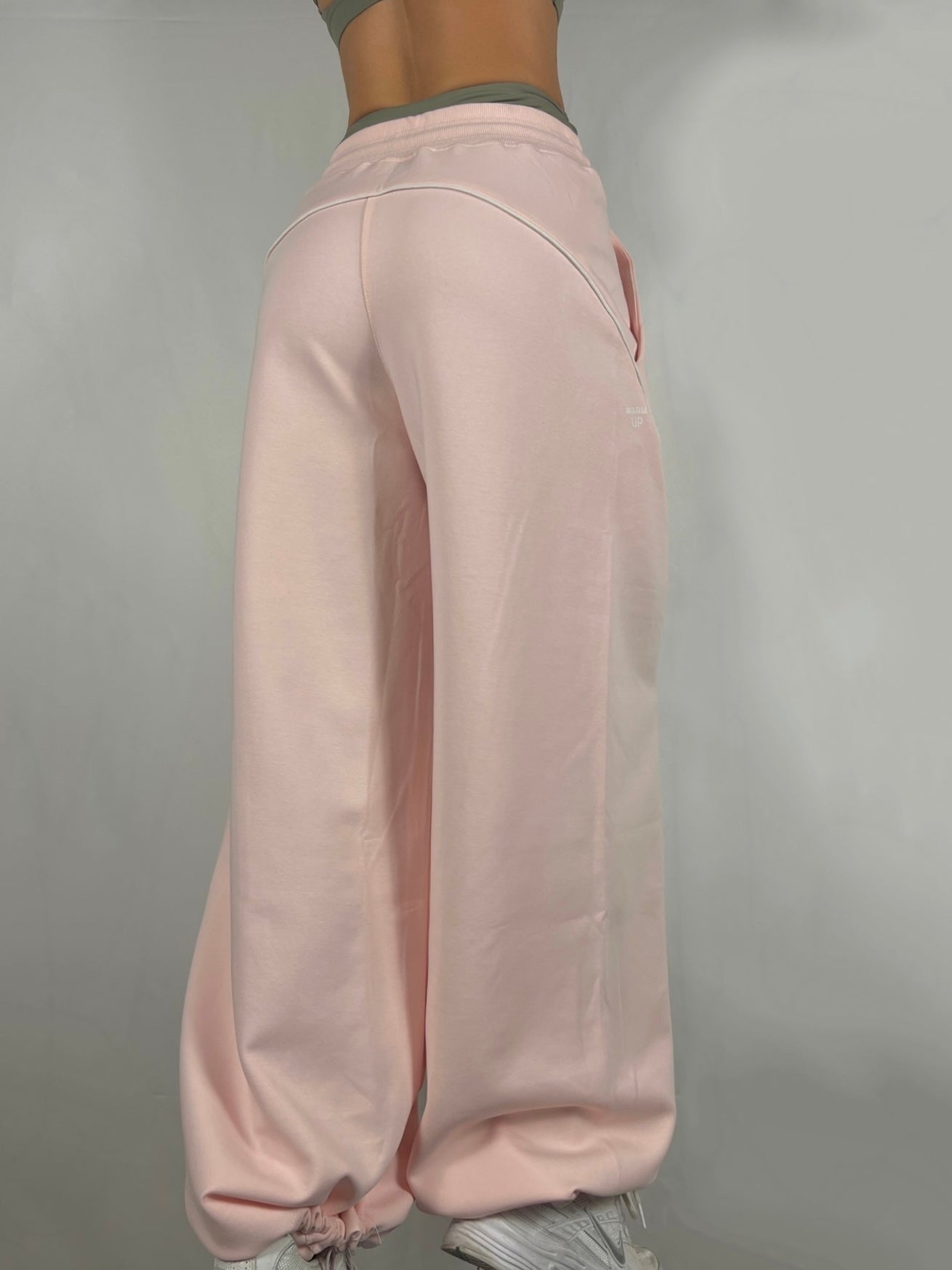 Light pink lightweight joggers