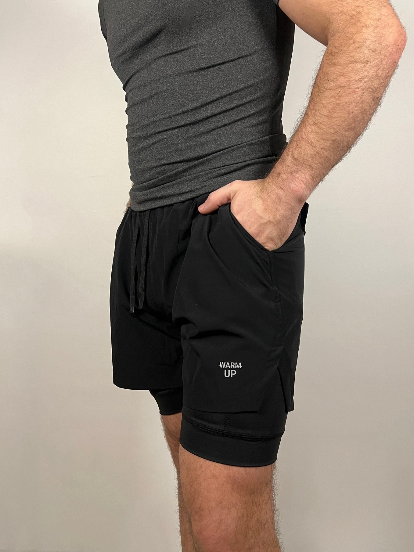 Black/Black performance Shorts