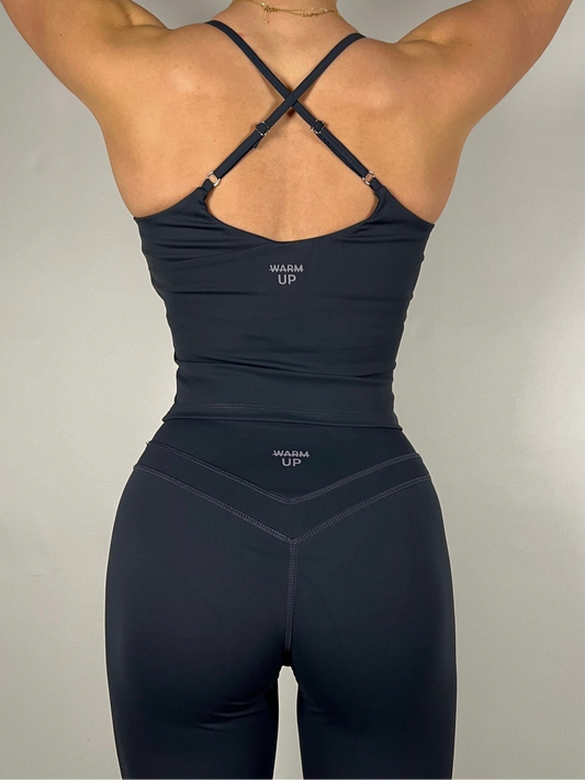 Ash blue Flex Tank top