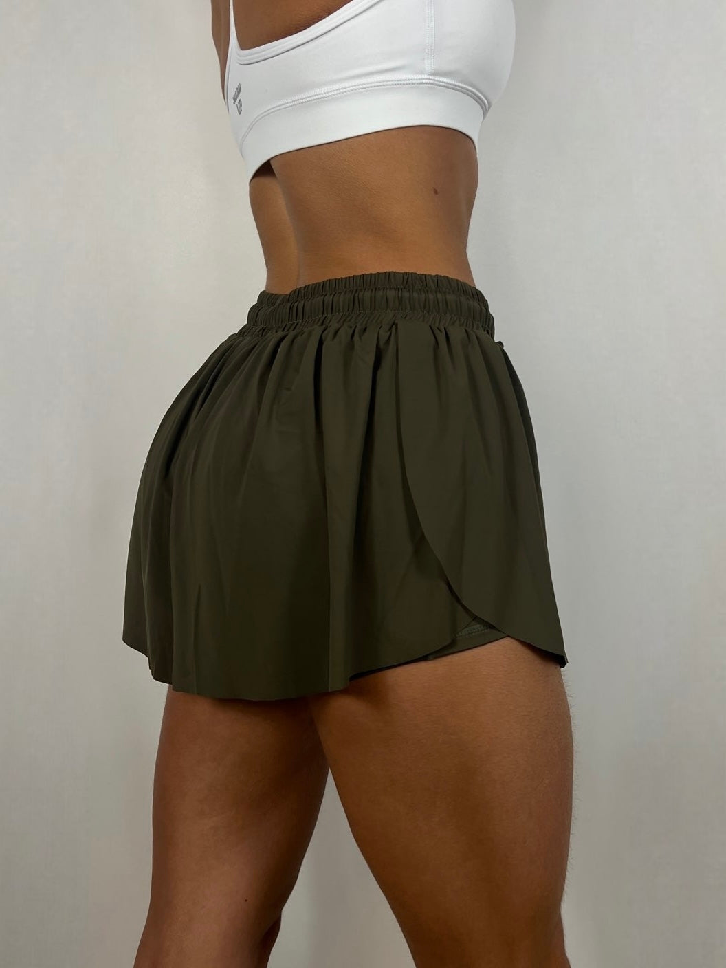Military Green Breeze Shorts