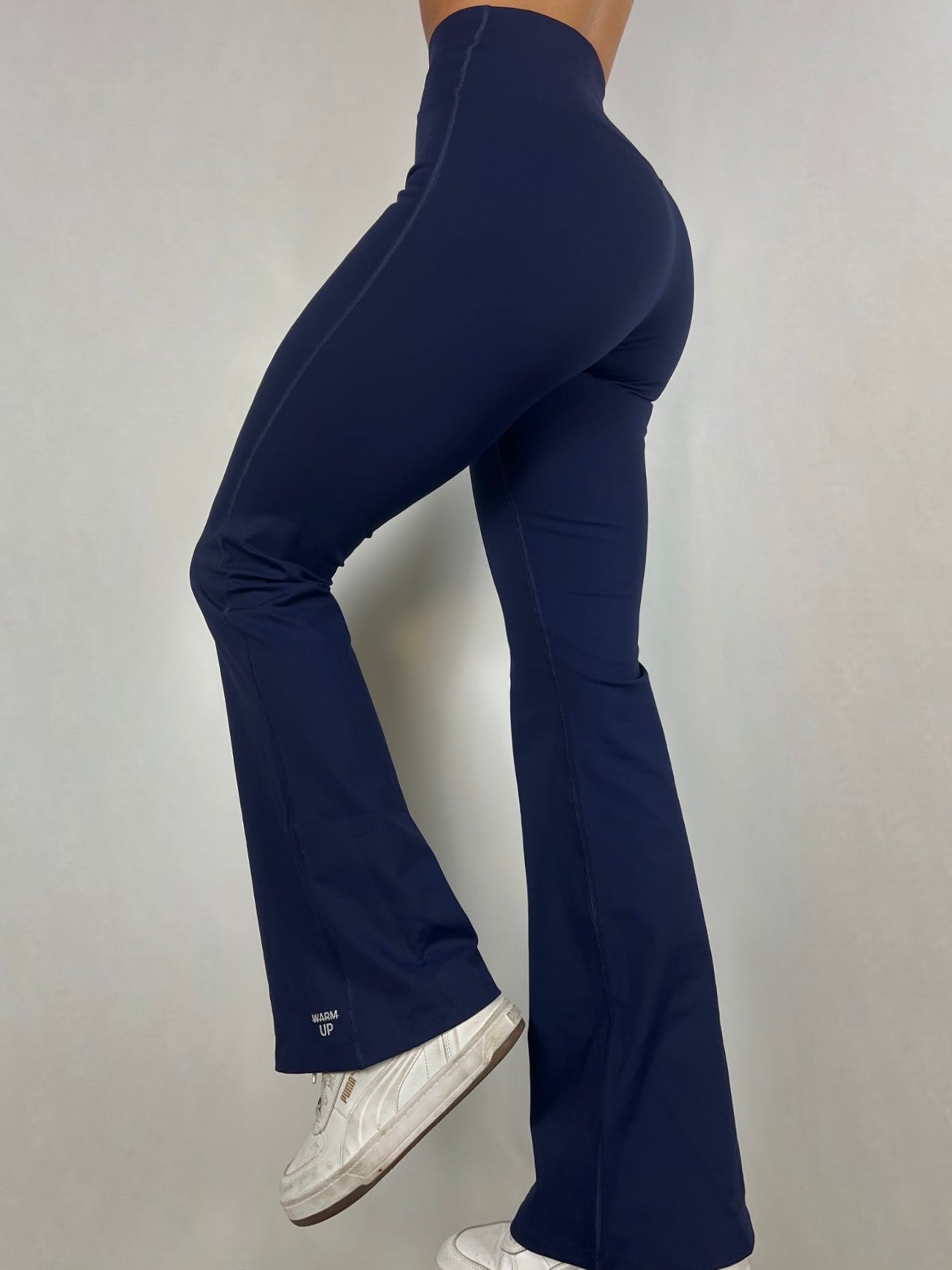 Dark Navy V flared Pants