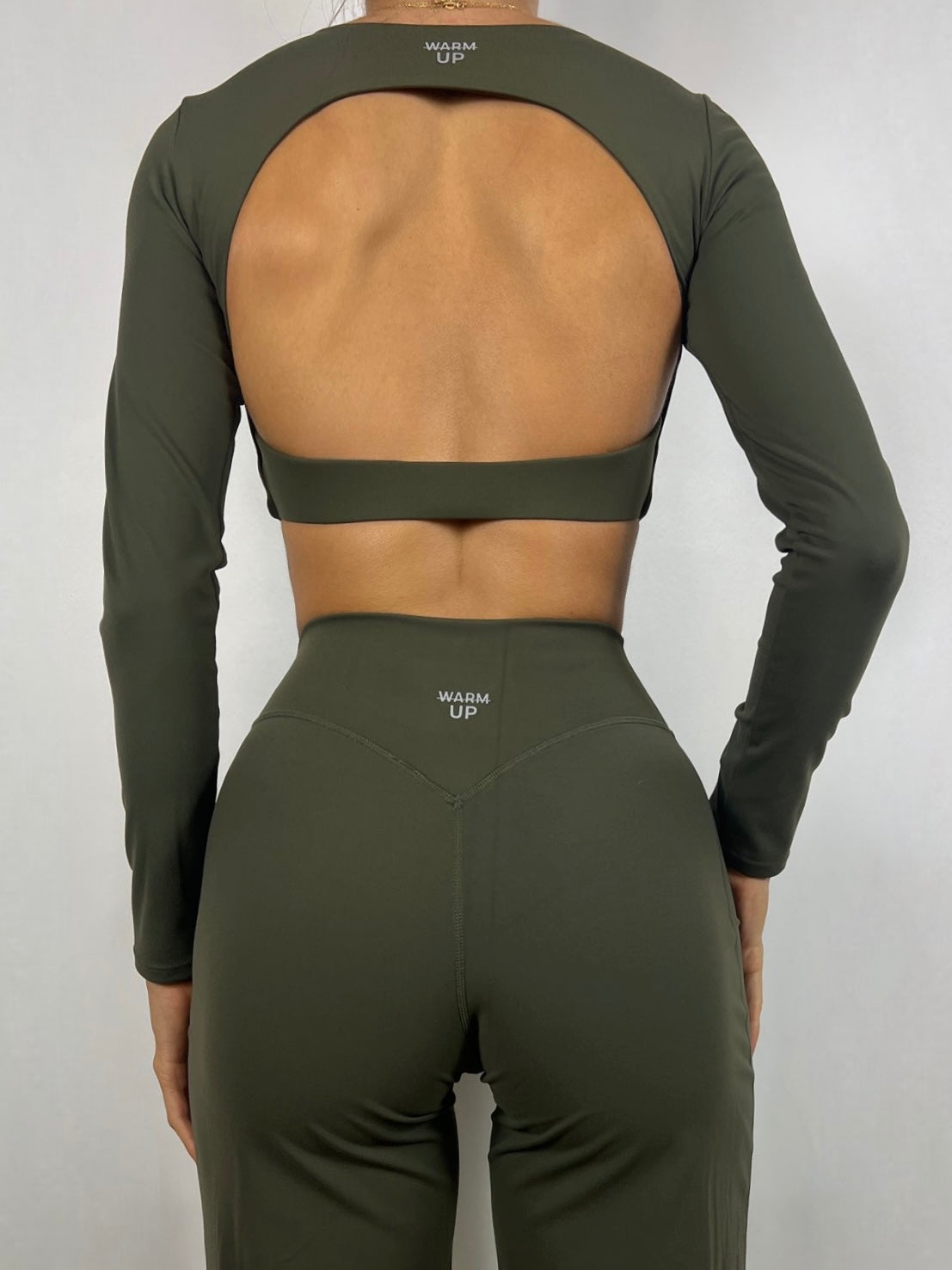 Olive Green Long sleeve Top