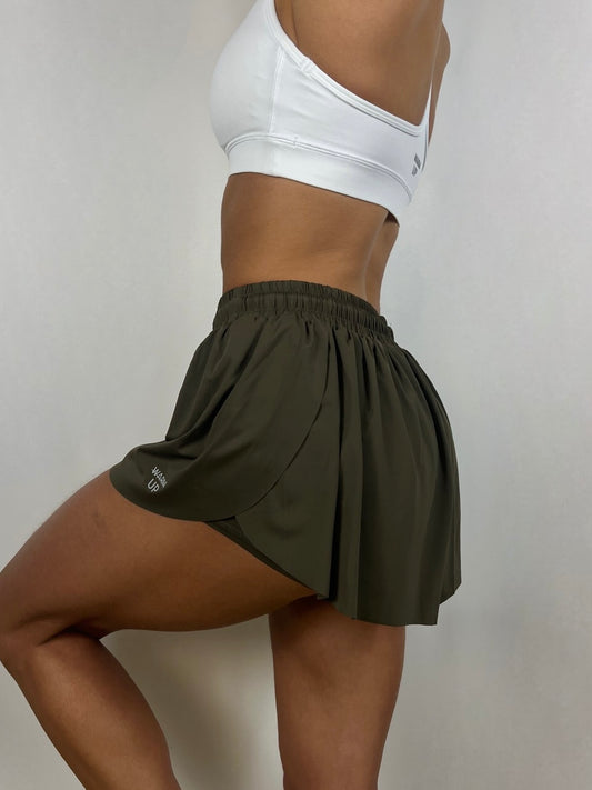 Military Green Breeze Shorts