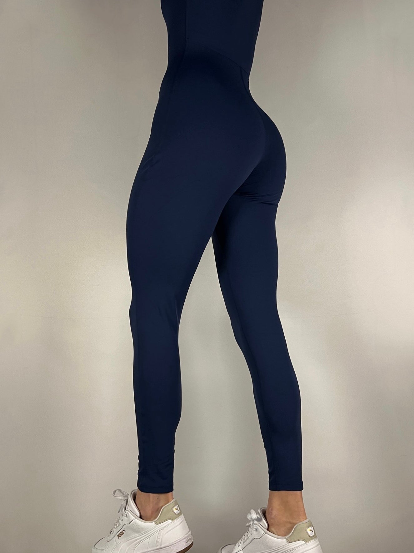 Navy Blue Long sleeve Jumpsuit