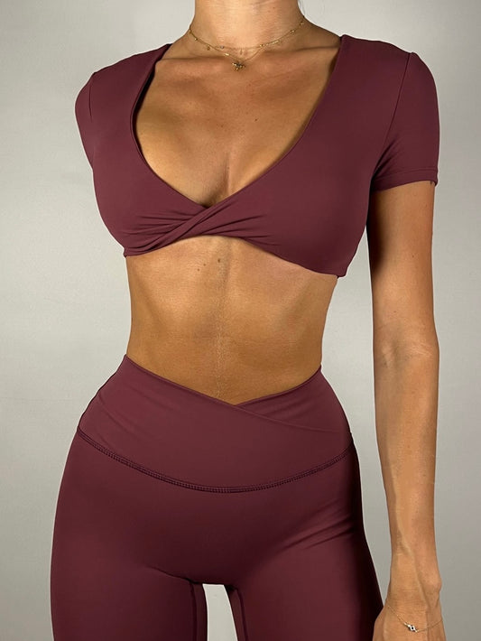 Dark Cherry Contour Tshirt