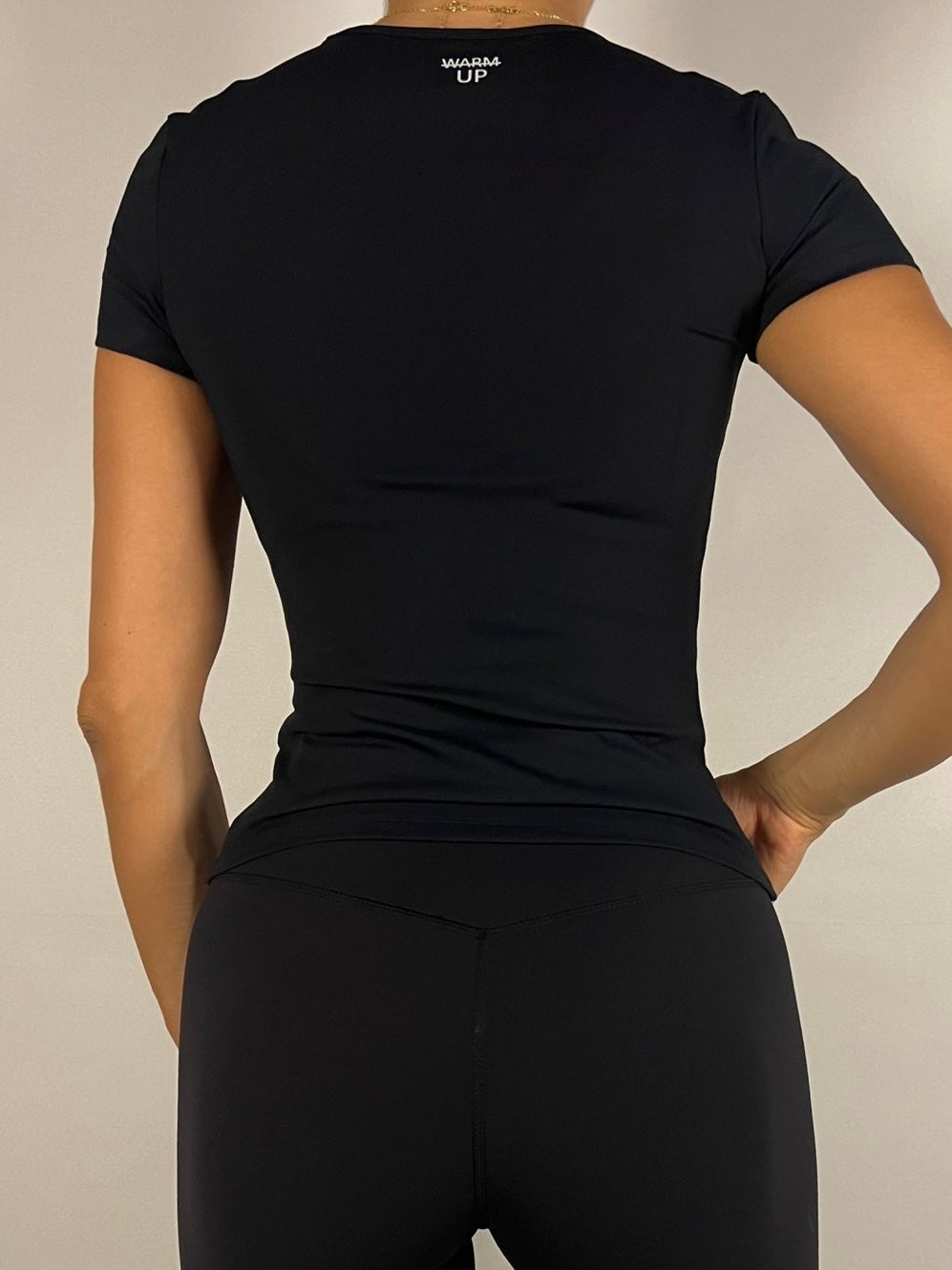 Black Soft motion Longline T-shirt