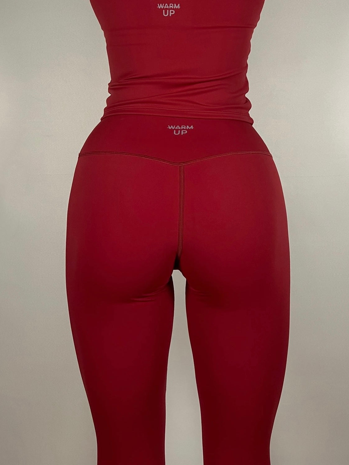 Ruby Red Timeless leggings with pockets