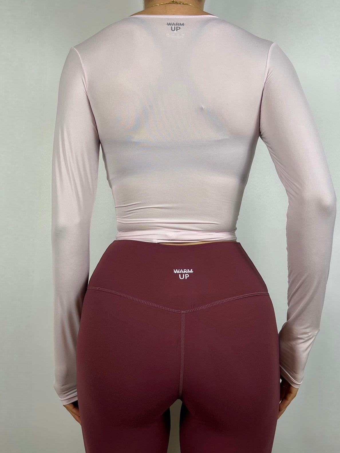 Powder pink Wrap Top