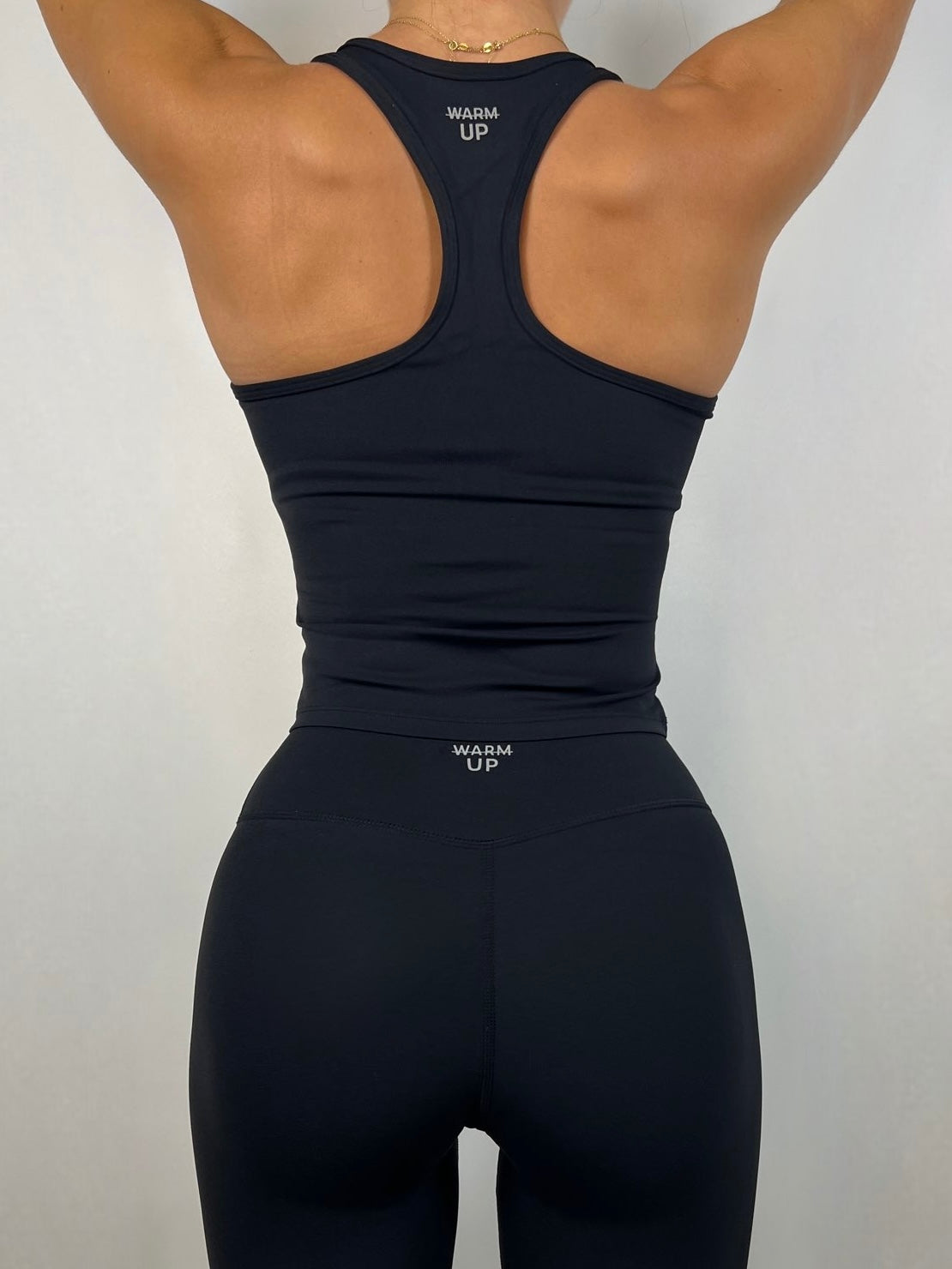 Black Timeless Racerback tank top