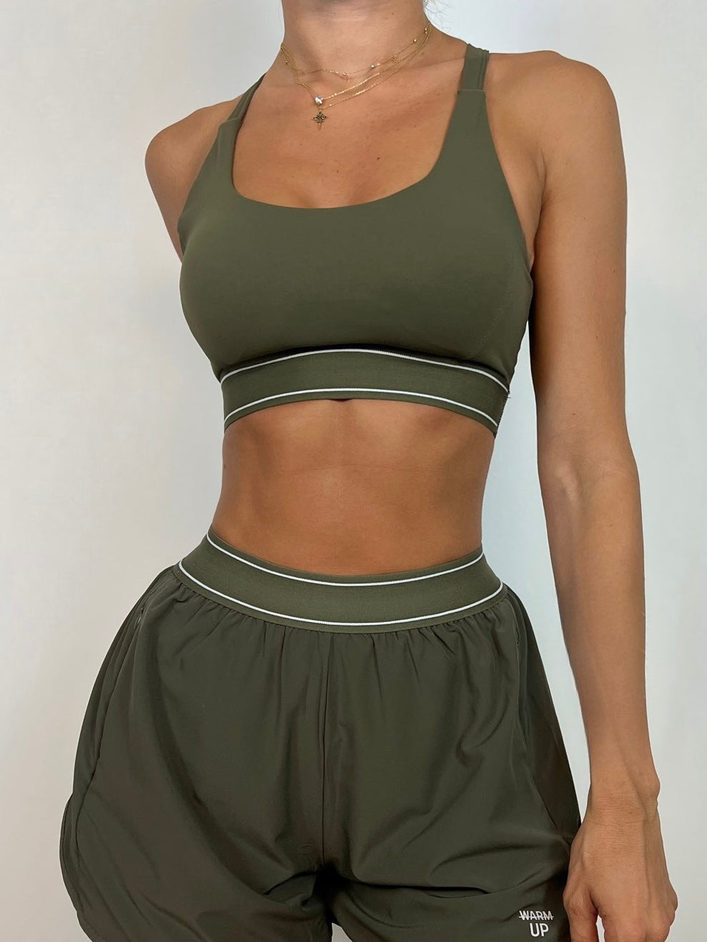 Safari Green Flow bra