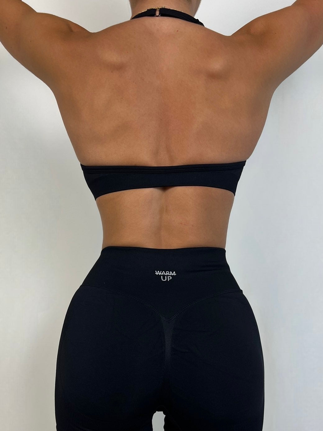 Jet Black Adjustable Halter bra