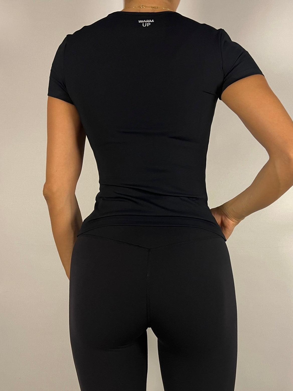 Black Soft motion Longline T-shirt