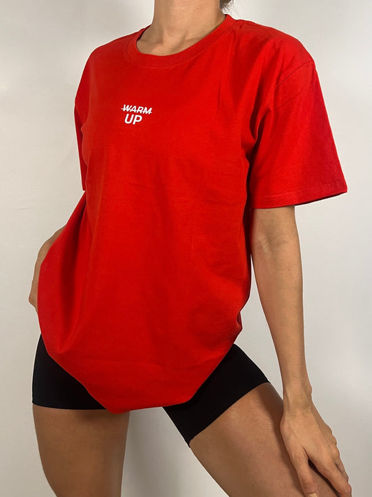 Essential True Red Oversized T-shirt