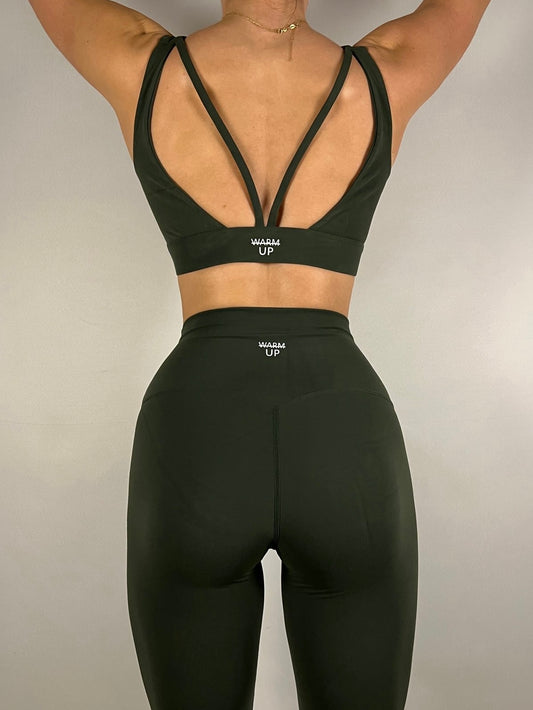 Army Izzy Green Bra