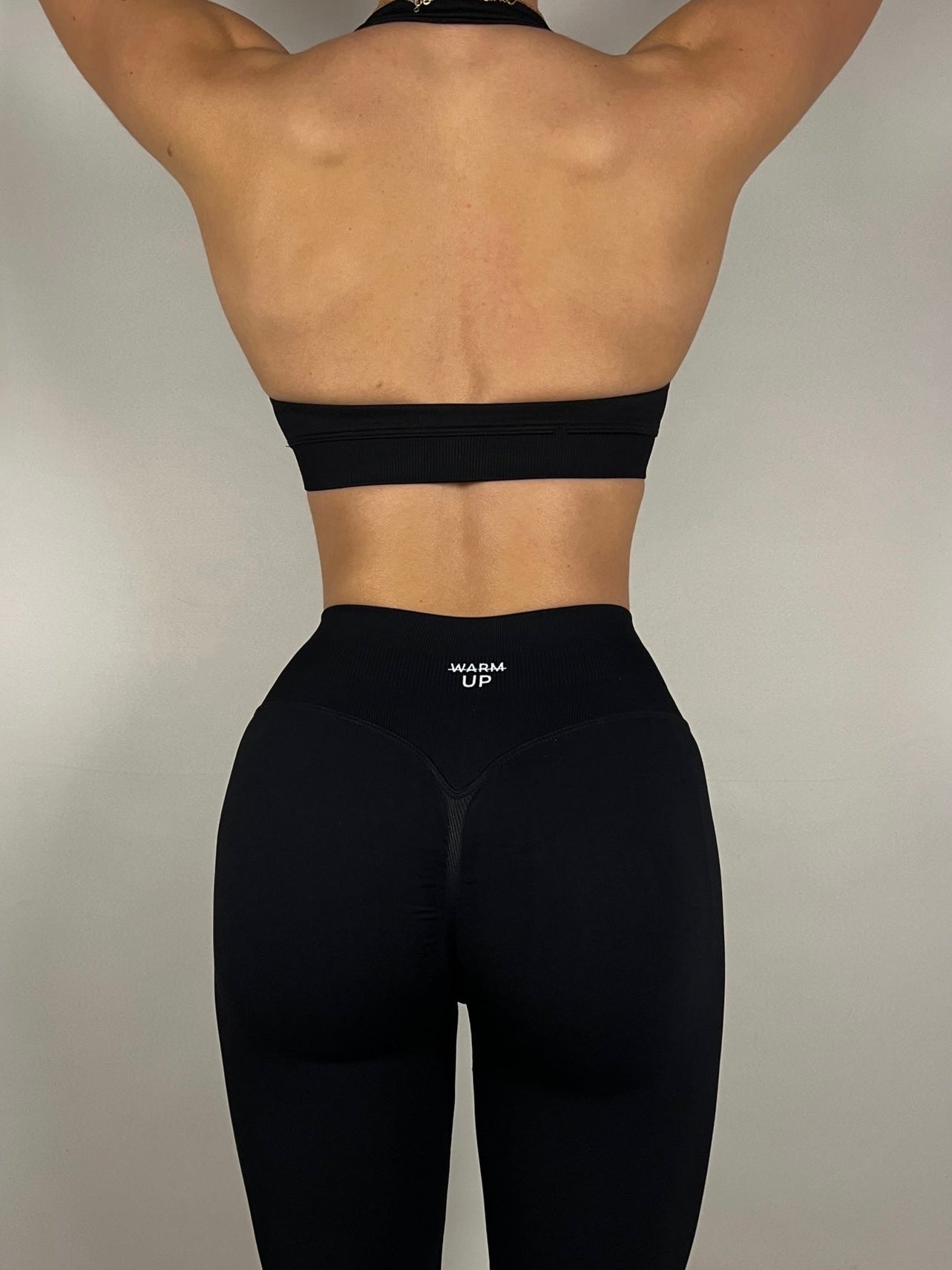 Jet Black Halter Bra