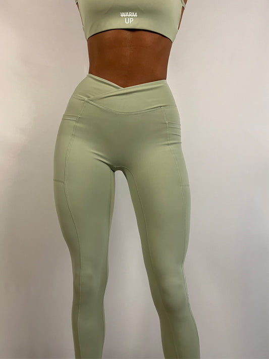 Matcha Green Active Leggings