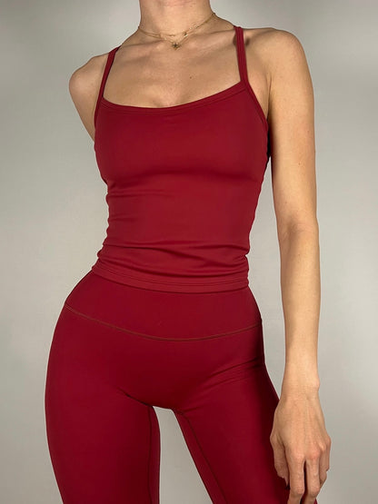 Ruby Red Longline Timeless tank