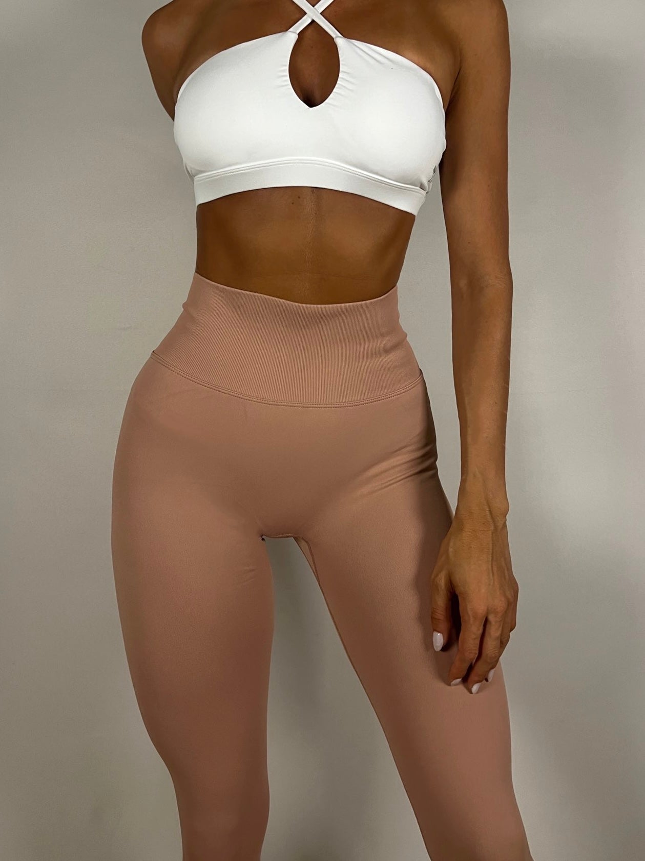Dusty pink Define leggings