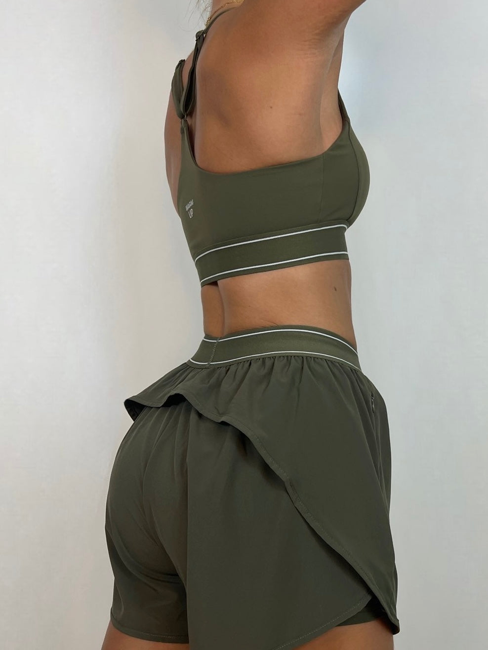 Safari Green Flow bra