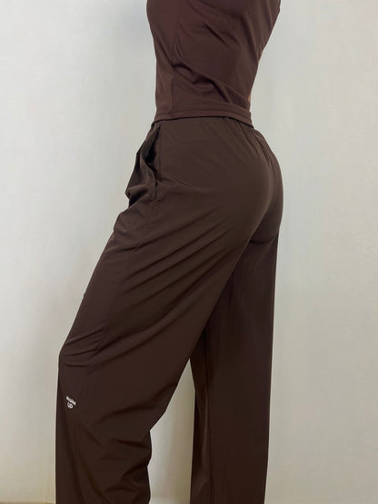 Brown Flow Pants