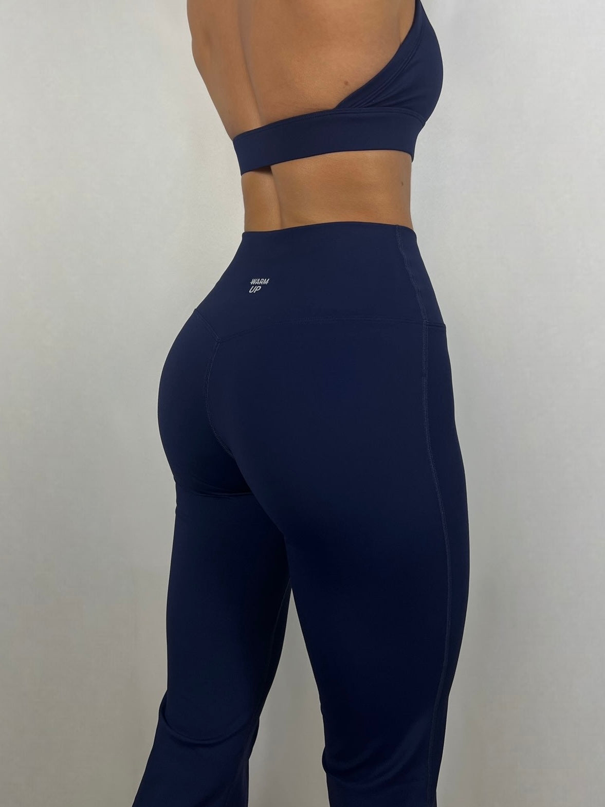 Dark Navy V flared Pants