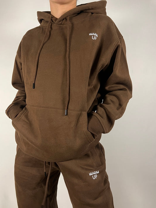 Chocolate Brown Thick Oversized Hoodie