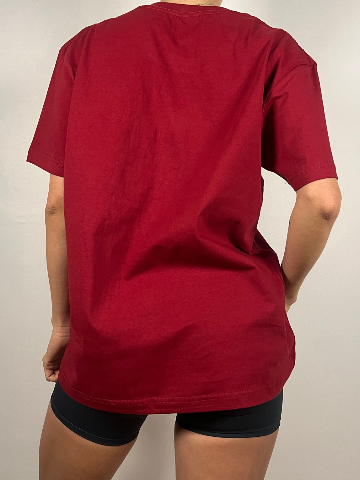 Essential wine Red Oversized T-Shirt