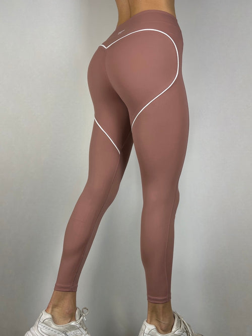 Valentines Pink Heart Leggings