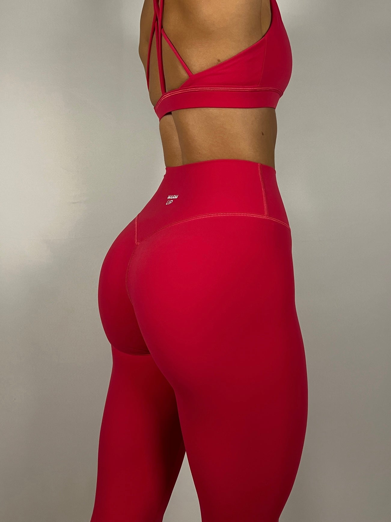 Cherry Red Activelux Leggings