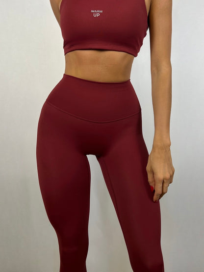 Dark Red Leggings