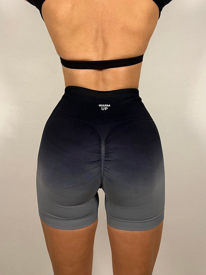 Black Drip Seamless Shorts