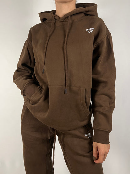 Chocolate Brown Thick Oversized Hoodie