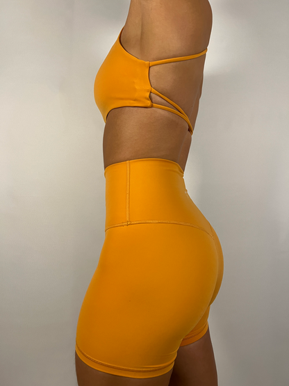 Orange Backless Bra