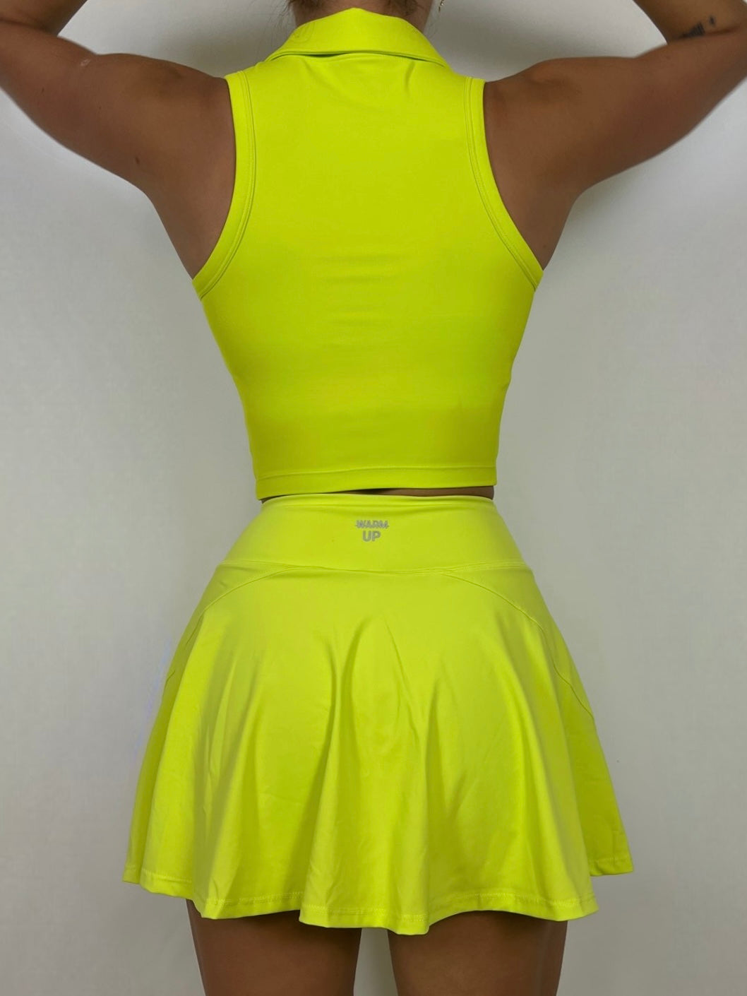 Lime Yellow Zip up Top