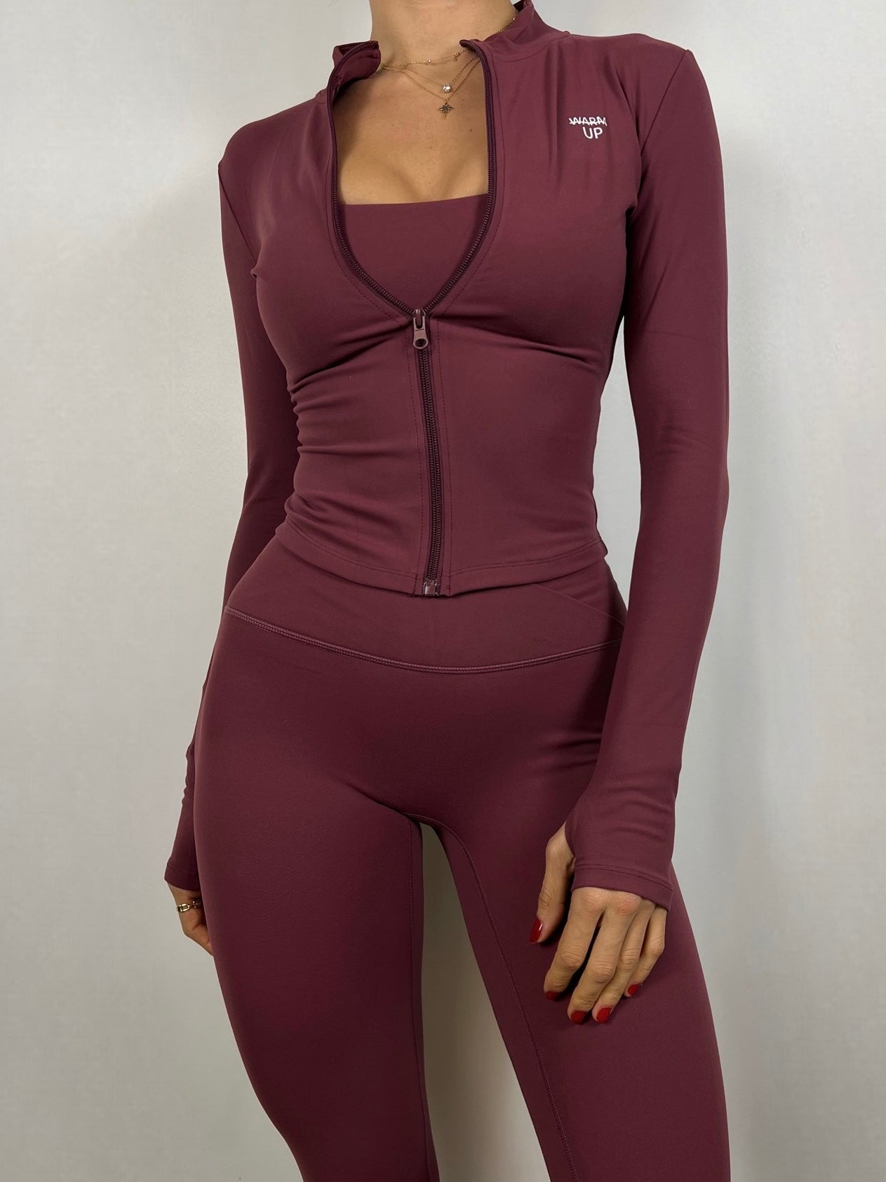 Dark Cherry Compression Jacket