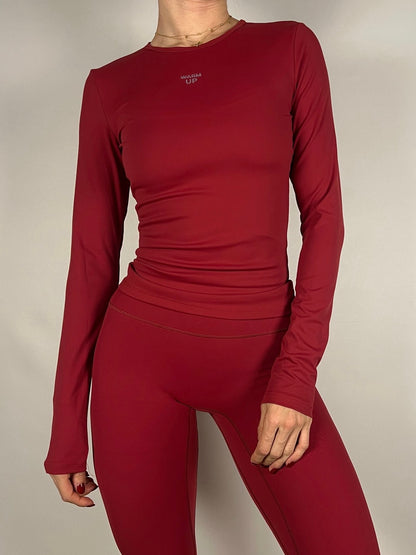 Ruby Red Timeless Long sleeve top