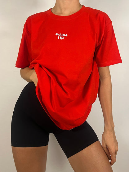 Essential True Red Oversized T-shirt