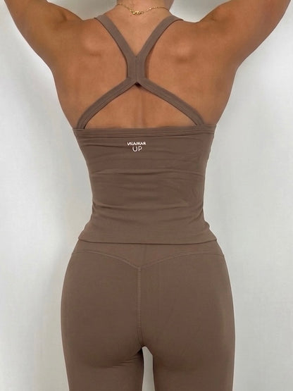 Light Mocha Balance Tank top