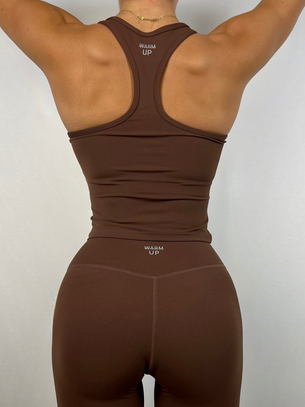 Chocolate Brown Timeless Racerback tank top