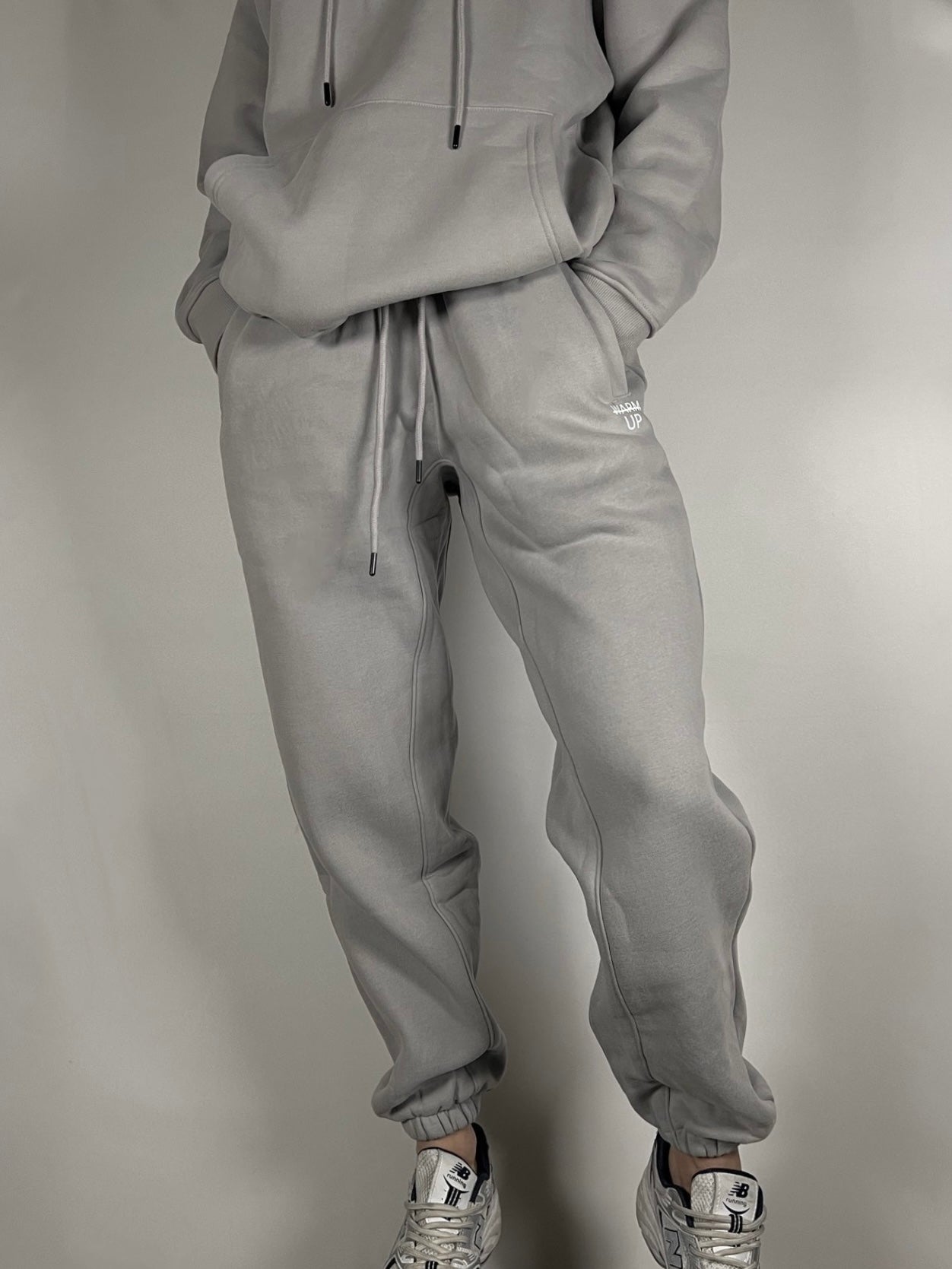 Space Grey Thick Oversized Sweatpants