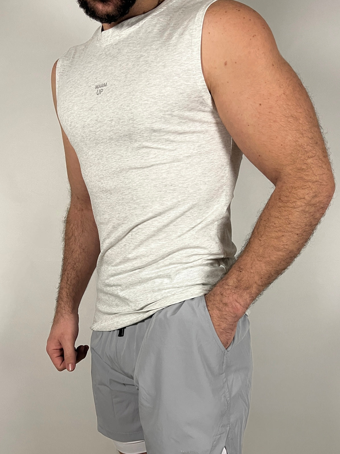 Marl Grey Performance Tank