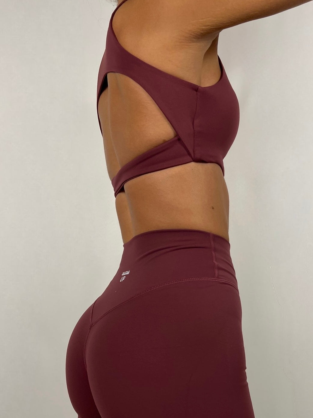 Dark Cherry Powerback Bra