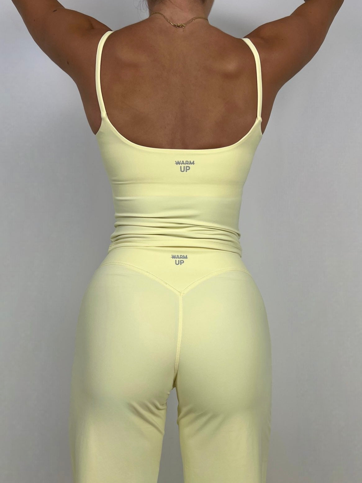 Pastel Yellow Soft motion tank top