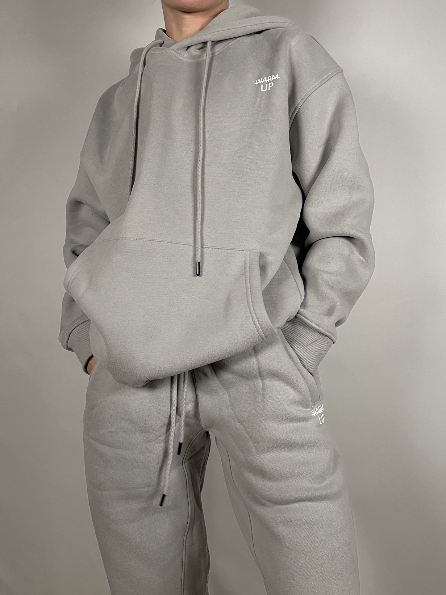 Space Grey Thick Oversized Hoodie