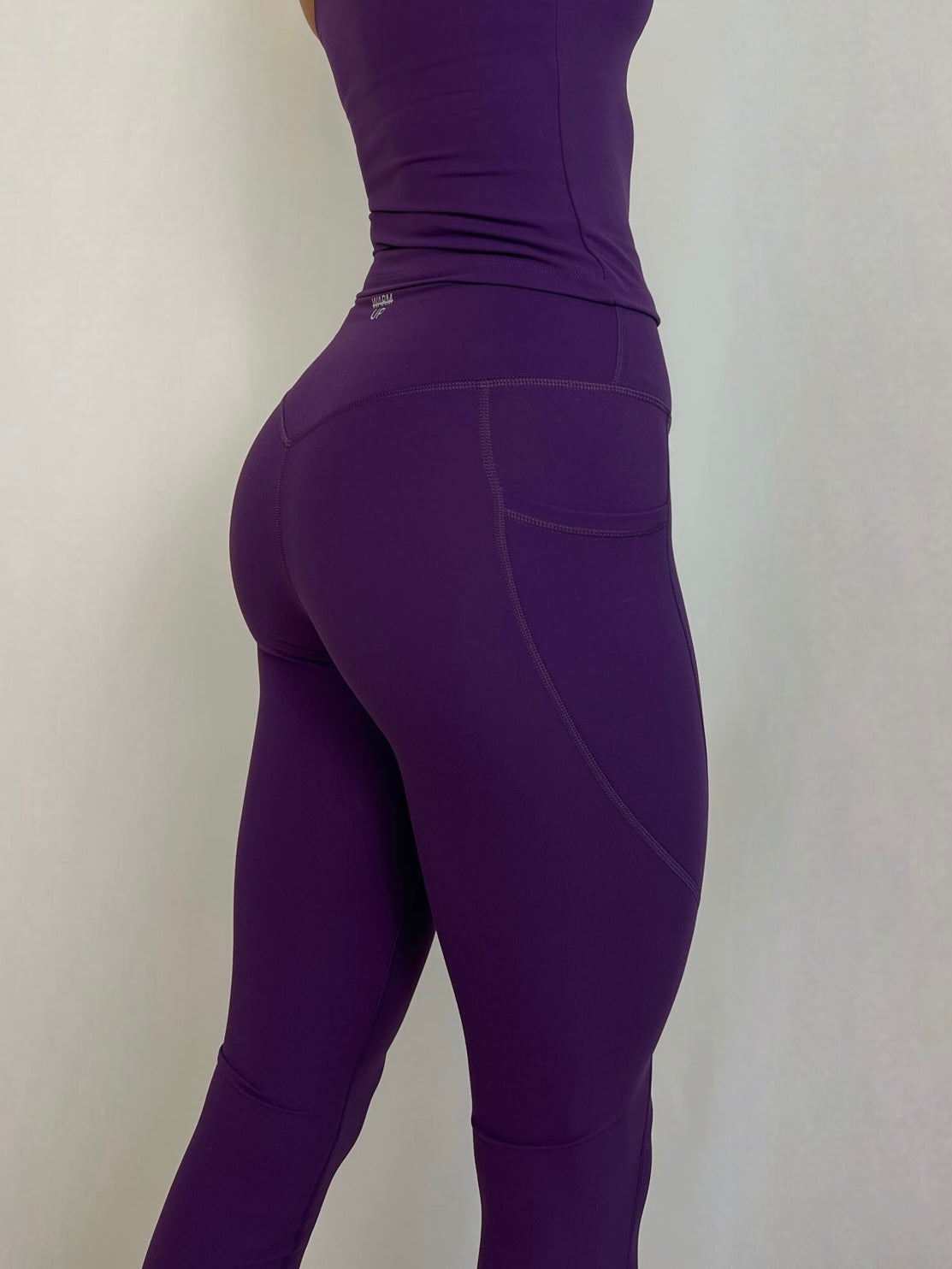 Cosmic Purple Essence Leggings with pockets