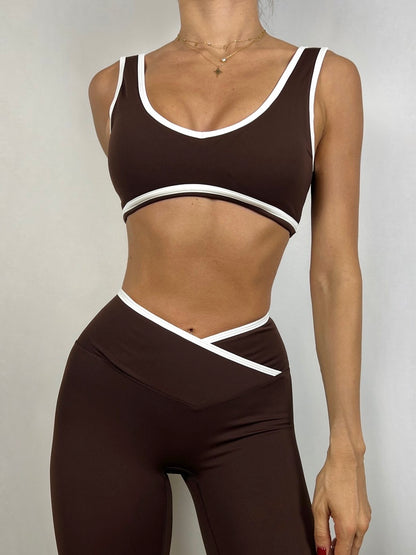 Brown Contrast bra