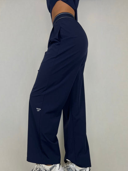 Navy Flowy Pants